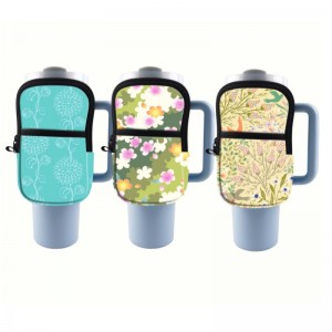 Túi Nước Nước Neoprene cho 40oz 20oz 30oz, Phụ kiện tập thể dục Ladies Gym với dây đeo có thể điều chỉnh